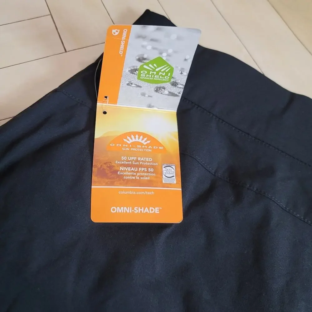 Columbia Active Wear Pull-On Omni Shade Black Skort Size XL